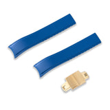 20MM FLEXI-CURVED END FKM RUBBER STRAP (CX03)