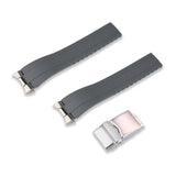 FKM RUBBER STRAP WITH END LINKS FOR SEIKO 5 SPORTS / GMT (MX01-SSK)