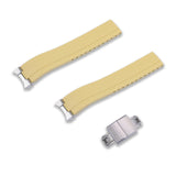 FKM RUBBER STRAP WITH END LINKS FOR HAMILTON KHAKI FIELD (MX03-733)