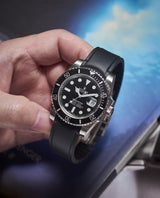 20MM FLEXI-CURVED END FKM RUBBER STRAP (CX03)