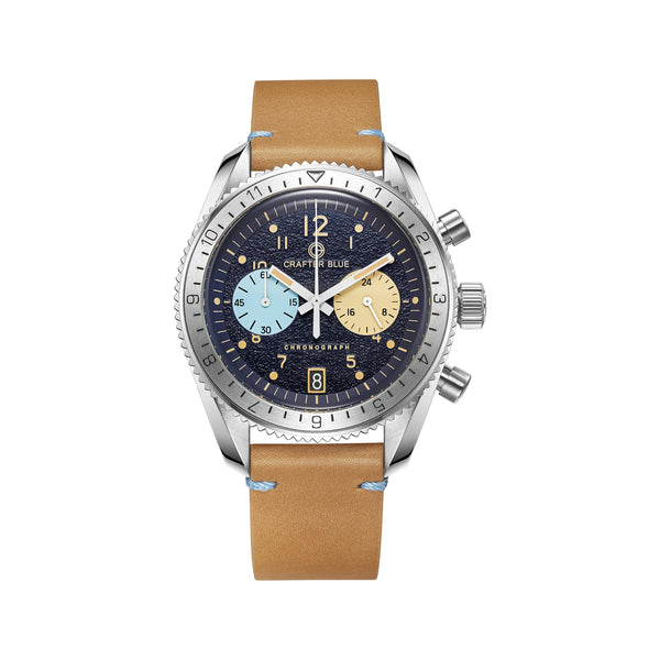 CRAFTER BLUE BON VOYAGE Macaron Super Chrono BVSS002.M (Discontinued)