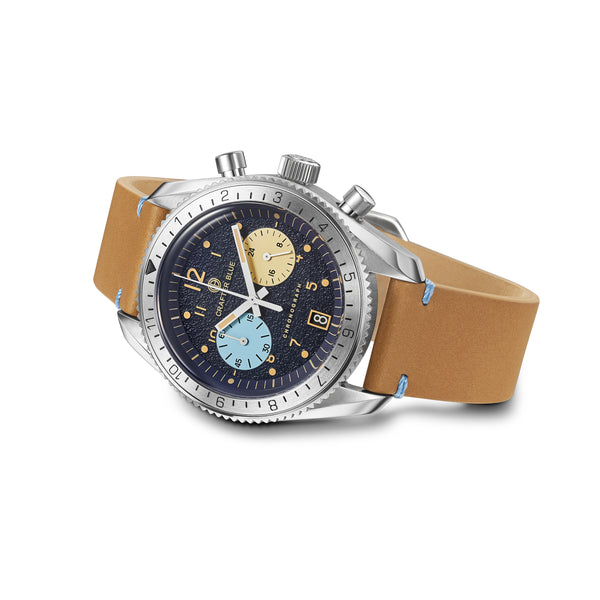 CRAFTER BLUE BON VOYAGE Macaron Super Chrono BVSS002.M (Discontinued)