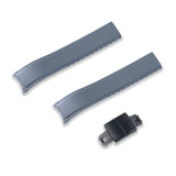 22MM FLEXI-CURVED END FKM RUBBER STRAP (CX03)