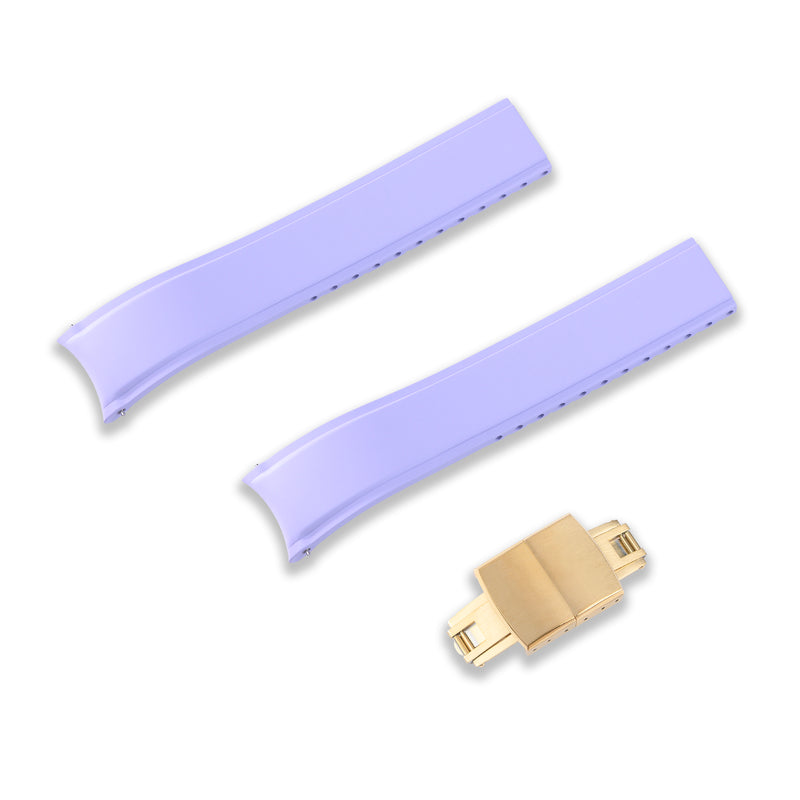 22MM FLEXI-CURVED END FKM RUBBER STRAP (CX03)