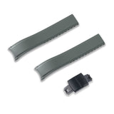 22MM FLEXI-CURVED END FKM RUBBER STRAP (CX03)
